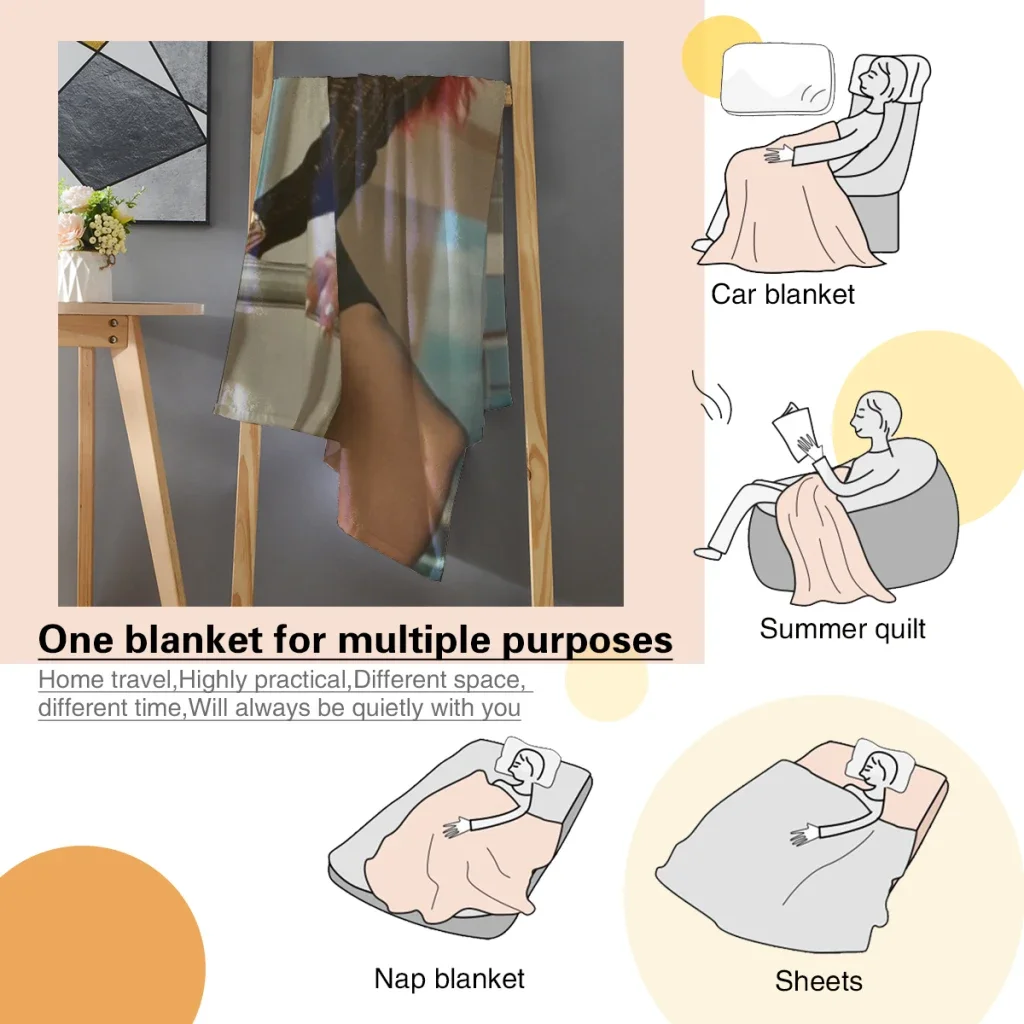 Singer D-Dua Lipas Summer Blanket Thin Blanket for Couch Sofa Warmth Bed Artificial Flannel Blankets Comfortable