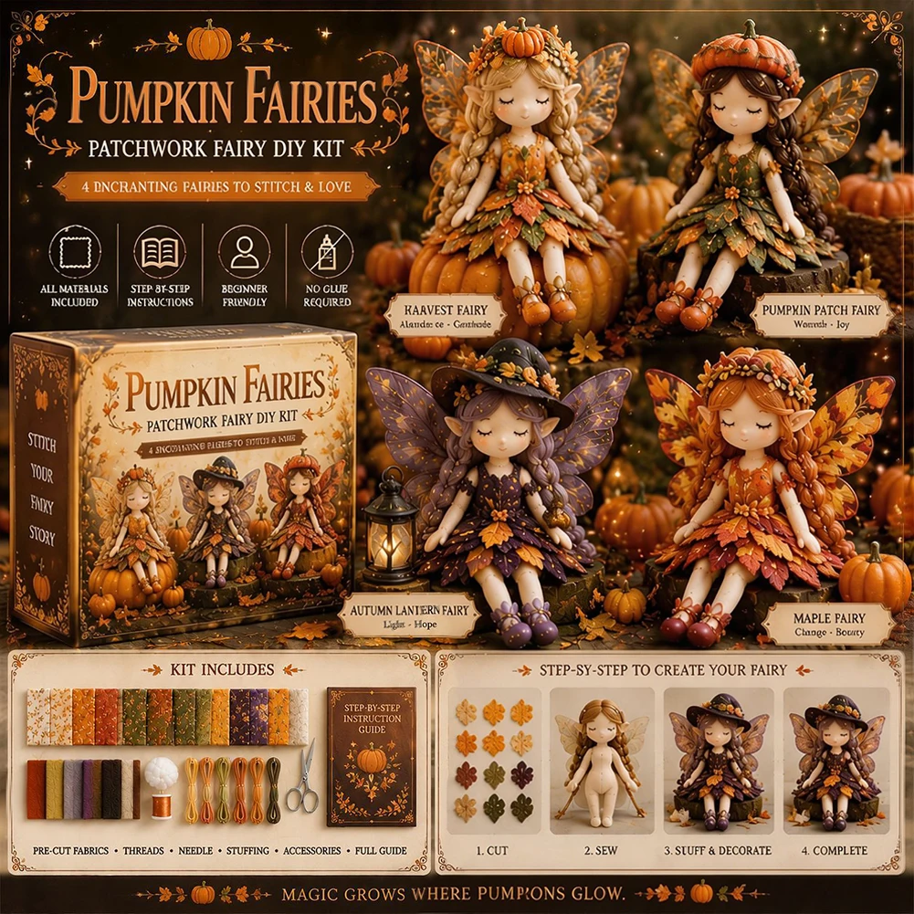 DIY Fairy Patchwork Sewing Kit 3
