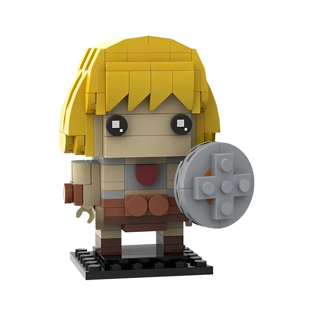 

Gobricks MOC классический аниме Brickheadz строительные блоки стальной человек скелетон экшн-персонаж кирпичи собранная игрушка детский подарок