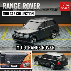 Scale 1/64 Metal Mini Car Model, RANGE ROVER Replica Miniature Art Vehicle Diecast Collection Gift Toy for Kid Boy Friend