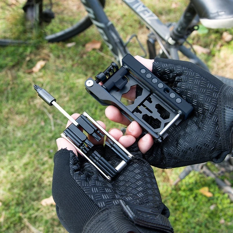 

38 in one detachable multifunctional bicycle tool combination complete set of outdoor riding equipment