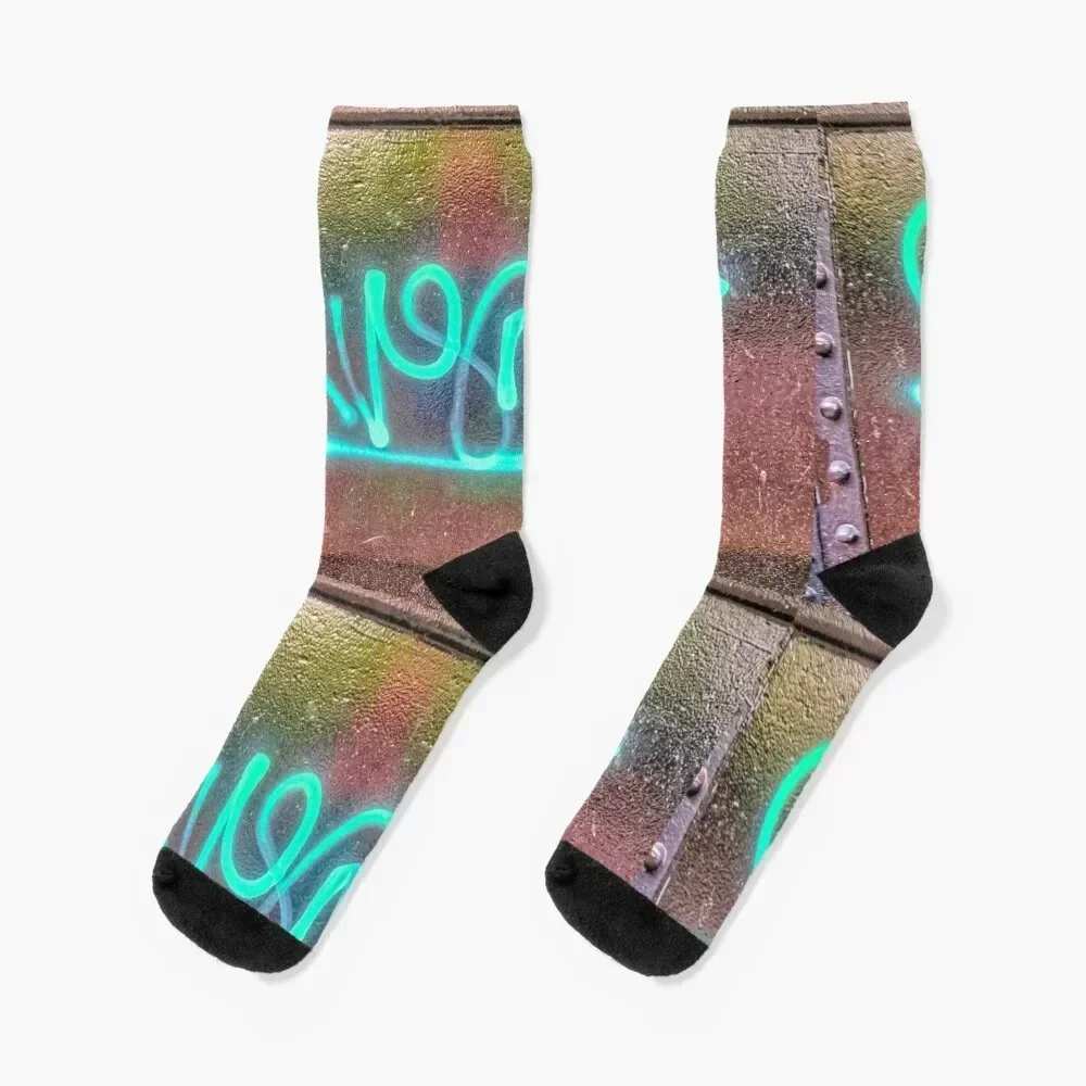 

Graffiti Art Socks Rugby Children's Run warm winter Designer Man Socks Women's