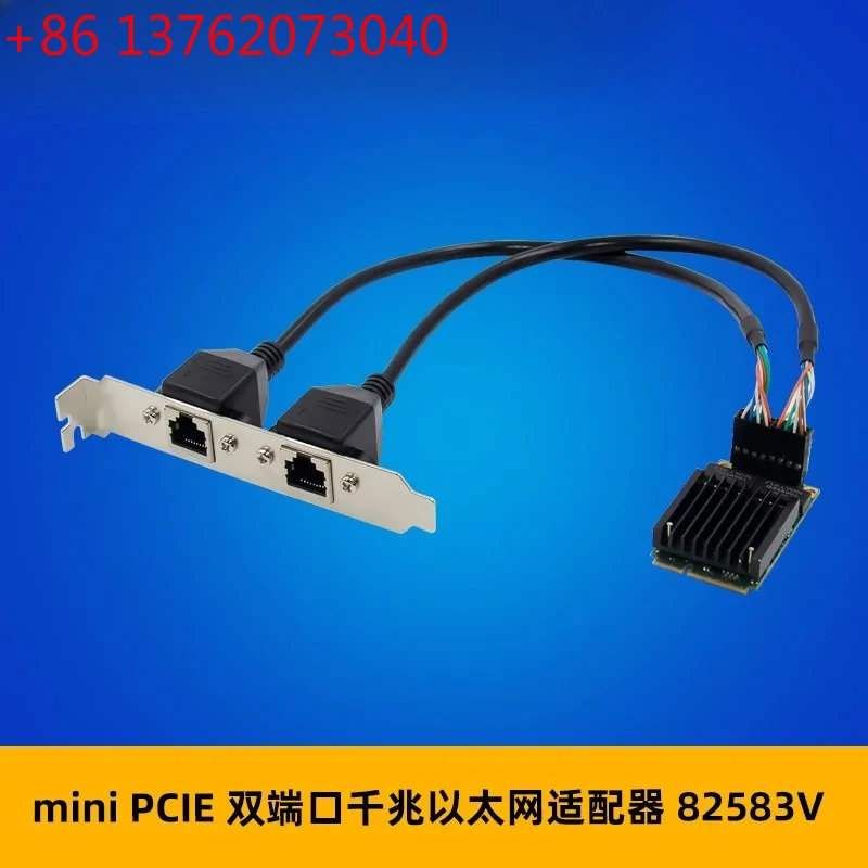 

Mini PCIE Gigabit Ethernet Port Adapter 1000M RJ45 Network Card Intel 82583V