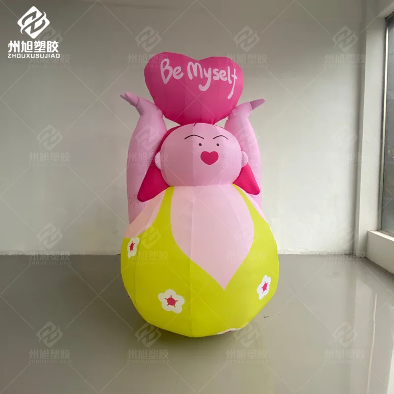 

Customized inflatable cartoon raising love girl doll model advertising campaign inflatable decorative props