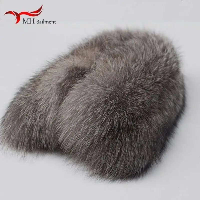 

Silver Fox Fur Collar Winter Coat Fur Fashion Scarf Women Real Fur Collars In The Fall Winter Of Men Luxury Brand Scarves Shawl