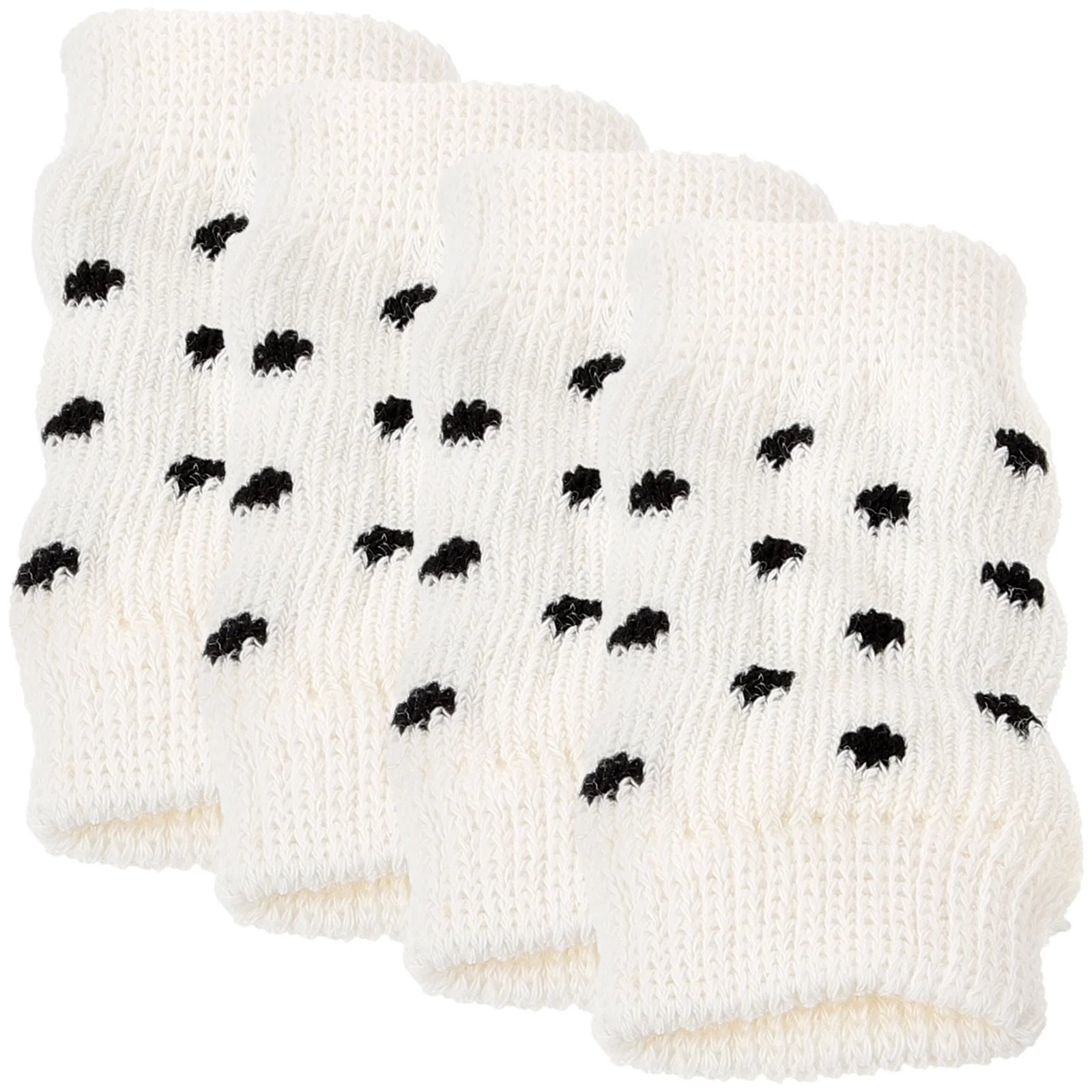 

4pcs Pet Leg Warmers For Dogs Soft Cotton Knitted Dog Leg Socks Winter Knee Joint Protectors Warm Leggings Dog