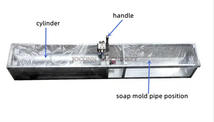 Small type soap bar making machine pneumatic round square oval soap extruding machine with high capacity