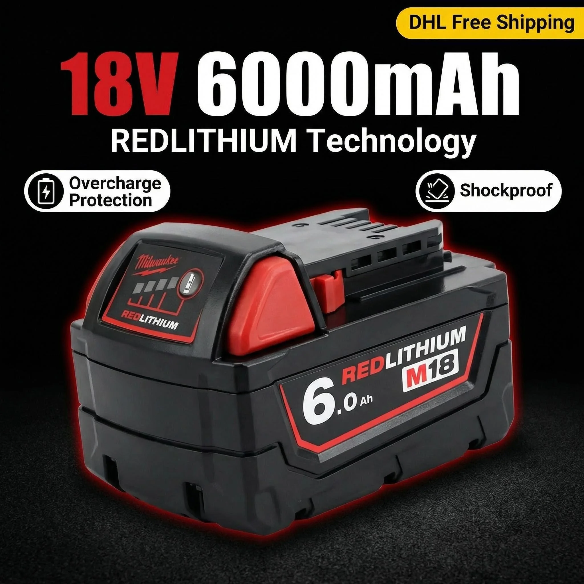 18V バッテリー オリジナル ミルウォーキー M18B8 - Power Tools Milwaukee のレビューと価格