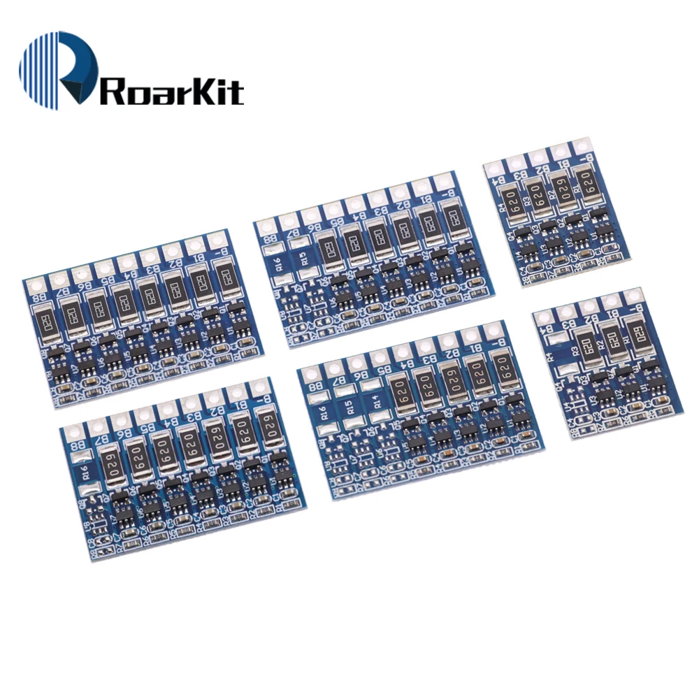 1/5/10PCS 3S 5S 4S 6S 7S 8S 21V 4.2V funkcja balansu płyta ochronna 5S litowo-18650 akumulatorów litowo-jonowych bateria Lipo