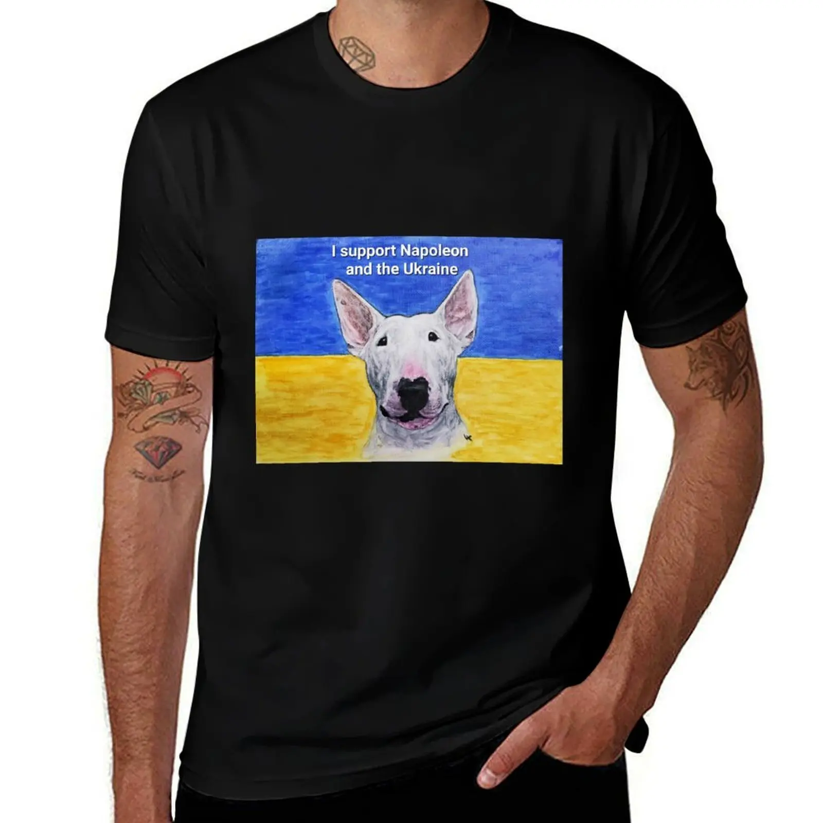 Bull terrier Napoleon T-Shirt Stylish Graphic Short Sleeve Top