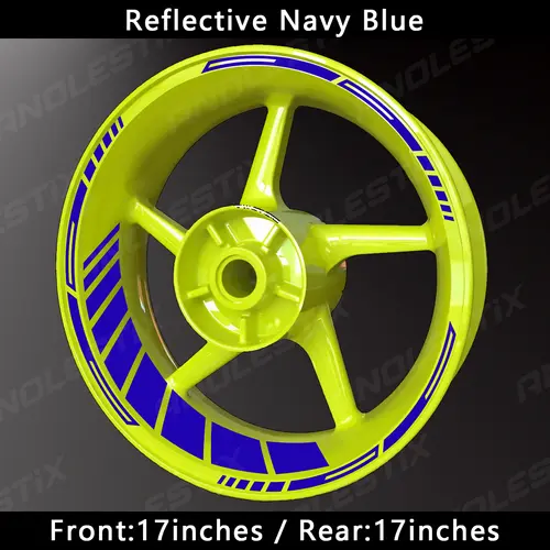 Reflective Motorcycle Wheel Stickers Hub Decal Rim Stripe 17 Inch Fit For YAMAHA Honda Kawasaki Suzuki BMW KTM Husqvarna Triumph - Image 7