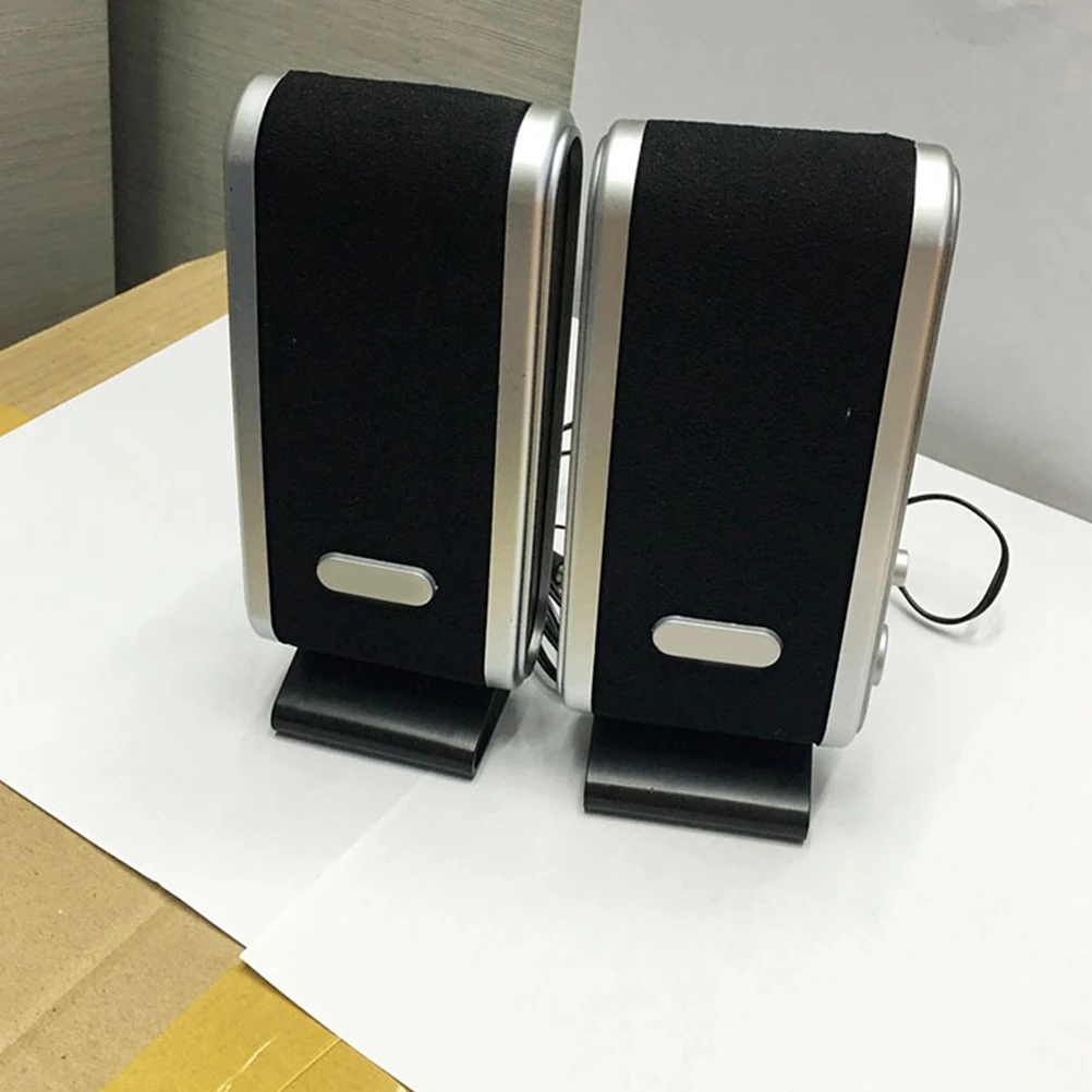

Mini Compact Usb Powered Desktop Speaker For Pc Computer Laptop High Quality Loud Sound Portable Rechargeable Gift Friends