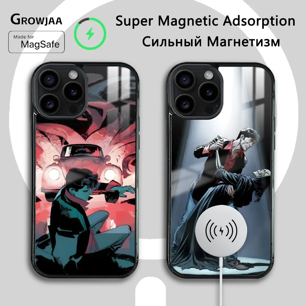 Comics D-Dylan Dog Phone Case For iPhone 16 15 14 13 12 11 Pro Max Plus Mini Magsafe Mirror Wireless Magnetic Cover