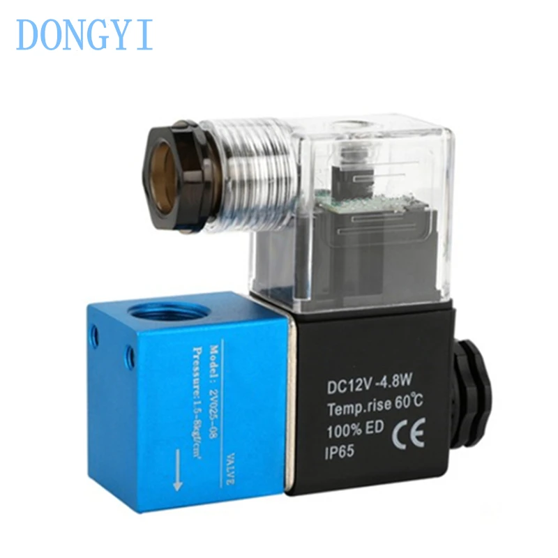 Solenoid Valve Pneumatic 2V025-08 AC220V DC24V DV12V AC110V AC380V