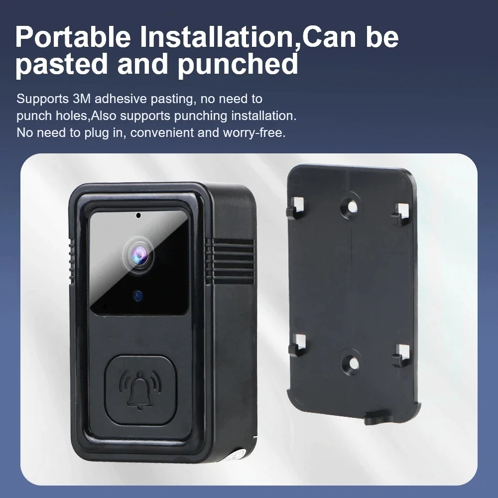 Беспроводной умный видеодомофон для Tuya, двунаправленная HD-камера, ночное видение, защитный дверной звонок, двусторонний домофон, голос для дома