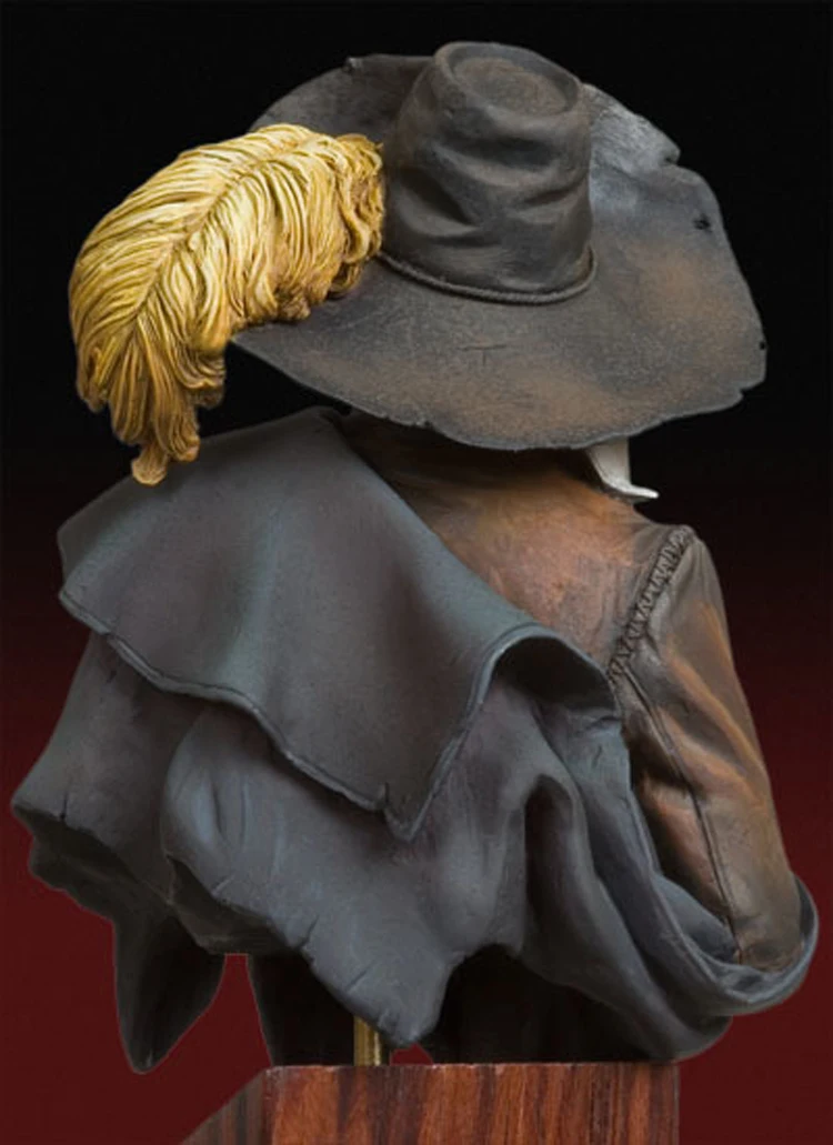 نموذج راتنج الناهب تمثال نصفي ، GK ، موضوع تاريخي ، مجموعة مفككة وغير مصبوغة ، #4