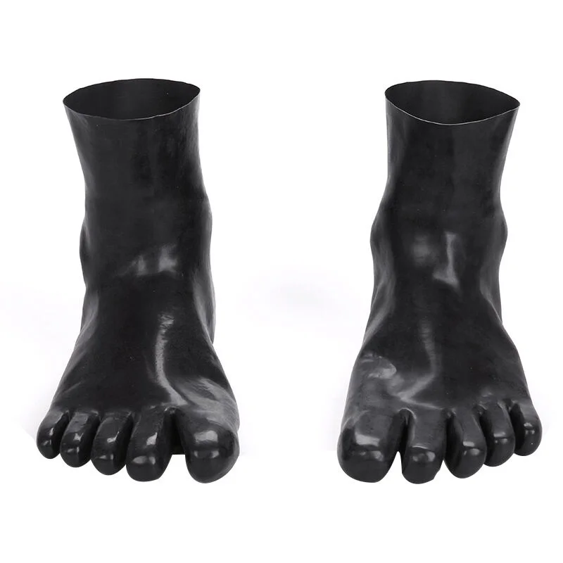 

Sexy Latex Rubber Toe Socks Gummi 0.4mm Unisex Unique New