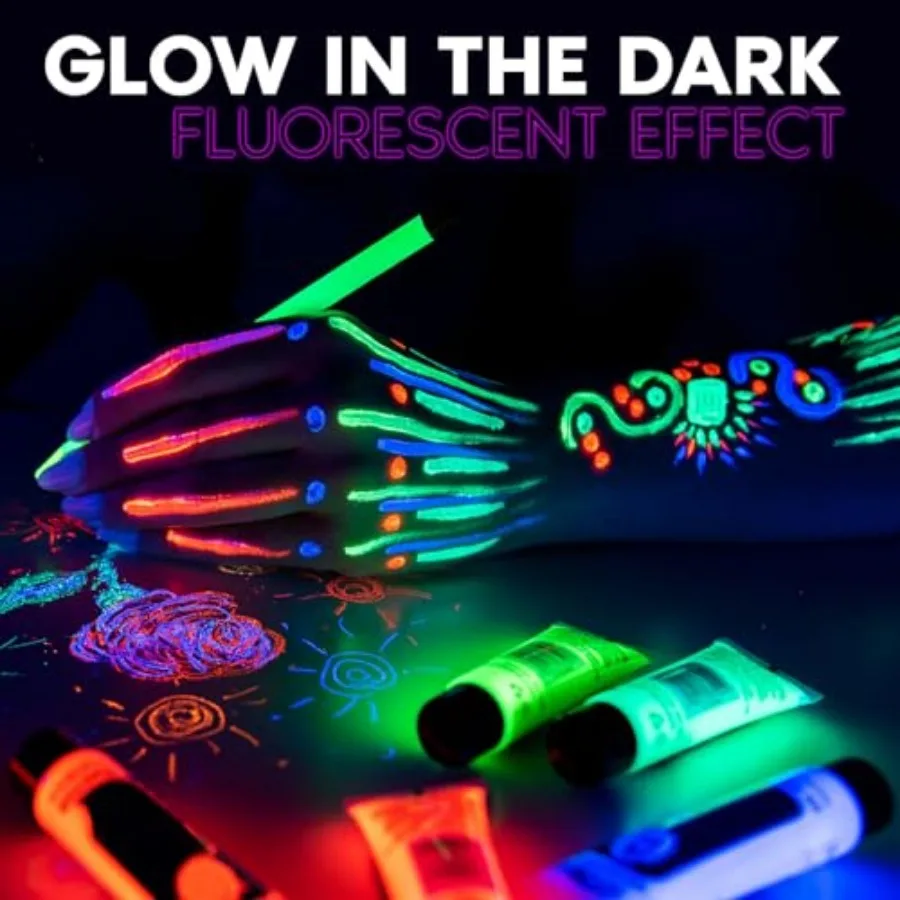 A19 Edison UV LED Black Light Bulb, 6W Filament Blacklight Bulb, UVA 397-407nm, Enclosed Fixture Rated, E26 Base, Glow in The D - view 4
