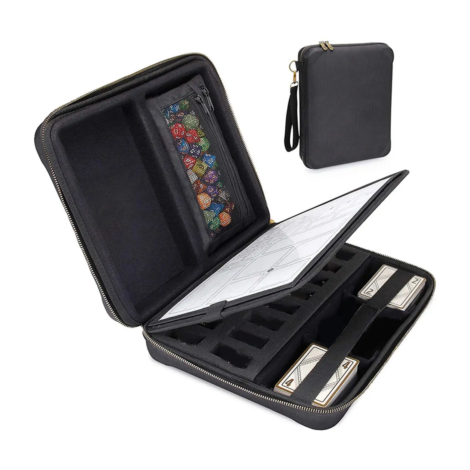 

Dice Storage Bag Dice Pouch, Waterproof, Entertainment Toy, Travel Organizer Organizer Box for Gift Role Playing Table Games