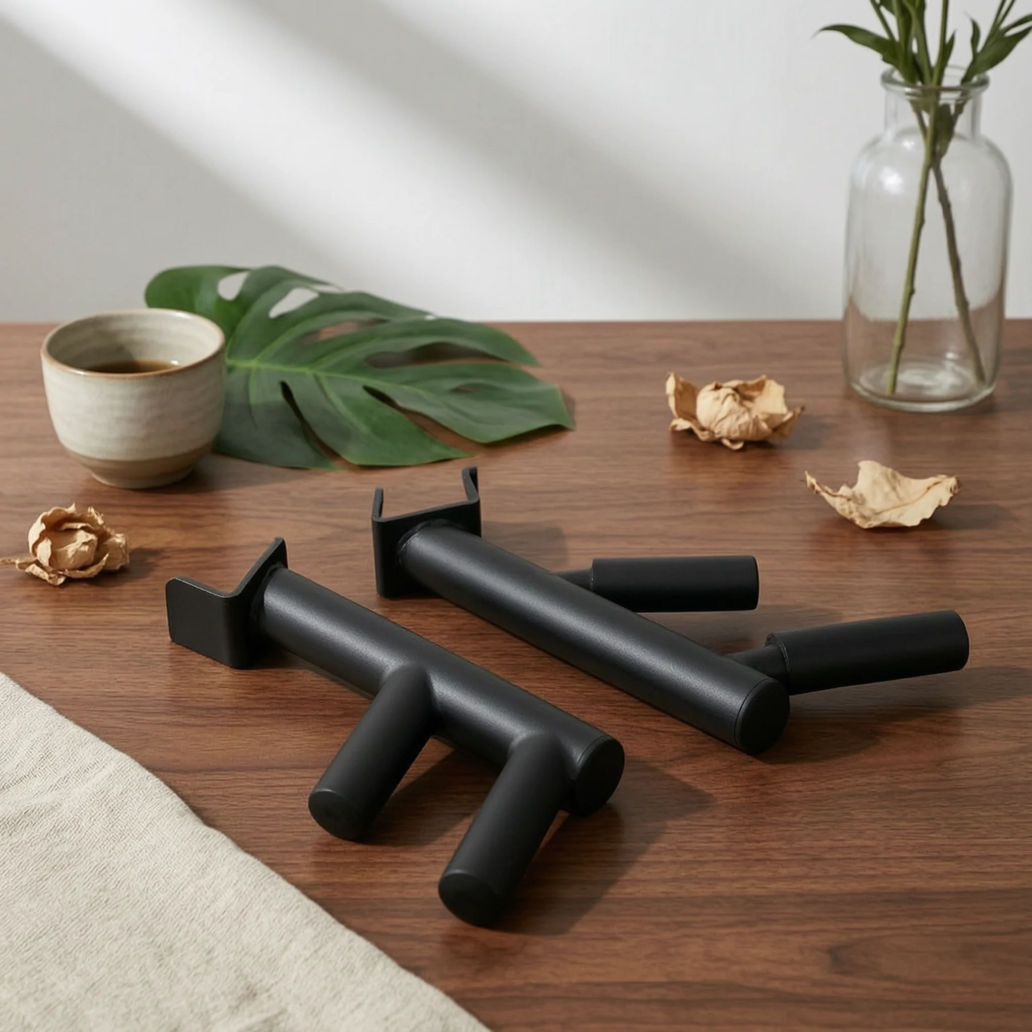 Press Bar Attachment Compatible Press Handles Power Rack Accessory Space-Saving Fitness Equipment Non-Slip for Athletes