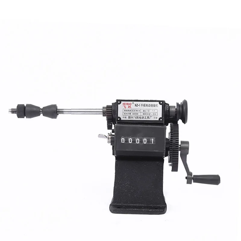 Winding Machine Hand Crank Counter Calculation of Number of Turns