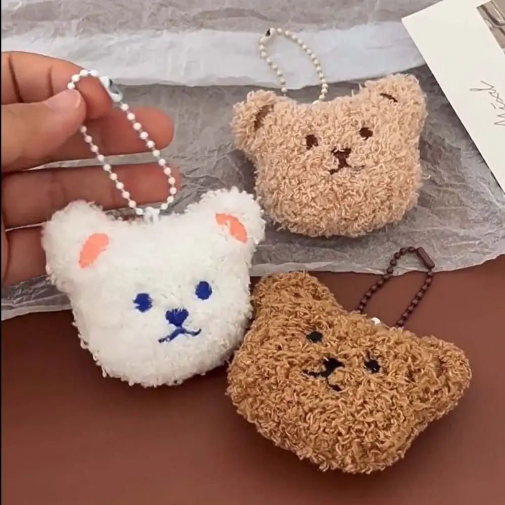 Niedlicher Stofftier-Bär-Anhänger, Anime-Taschenanhänger, Cartoon-Schlüsselanhänger, weich, unisex – Detail 9