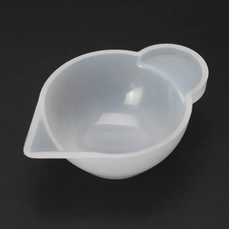 Moule distributeur de tasse en cristal de silicone, tasse à mesurer Xy, décoration de gâteau au pudding, pendentif, étiquettes à bagages, élection, bricolage, boucles d'oreilles, 5 pièces