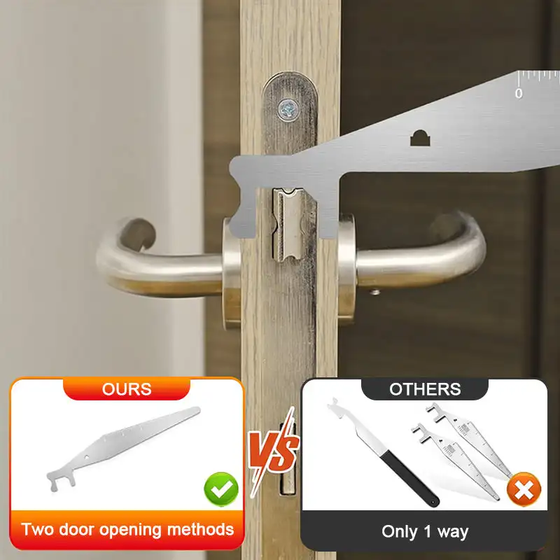 

Multi-Purpose Pry Bar Tools Door Lock Gap Clamp Manual Emergency Tools For First Responders And Firefighters