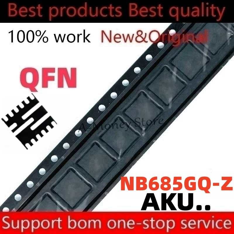 

(5-10pcs)NB685GQ NB685G NB685 NB685GQ-Z AKUF AKU.. QFN-16