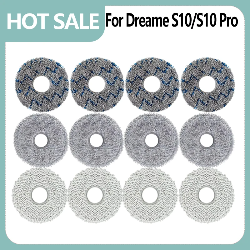 Mopping Pad For Dreame Bot L10s Pro L10s Ultra S10 / S10 Pro For Xiaomi Mijia Omni Roboter X10 + Vacuum Cleaner Accessories