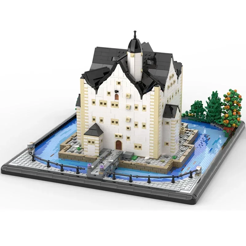 Street View Model Moc Building Bricks Water Castle Klaffenbach Technology Modular Blocks Gifts Christmas Toys DIY Sets Assembly