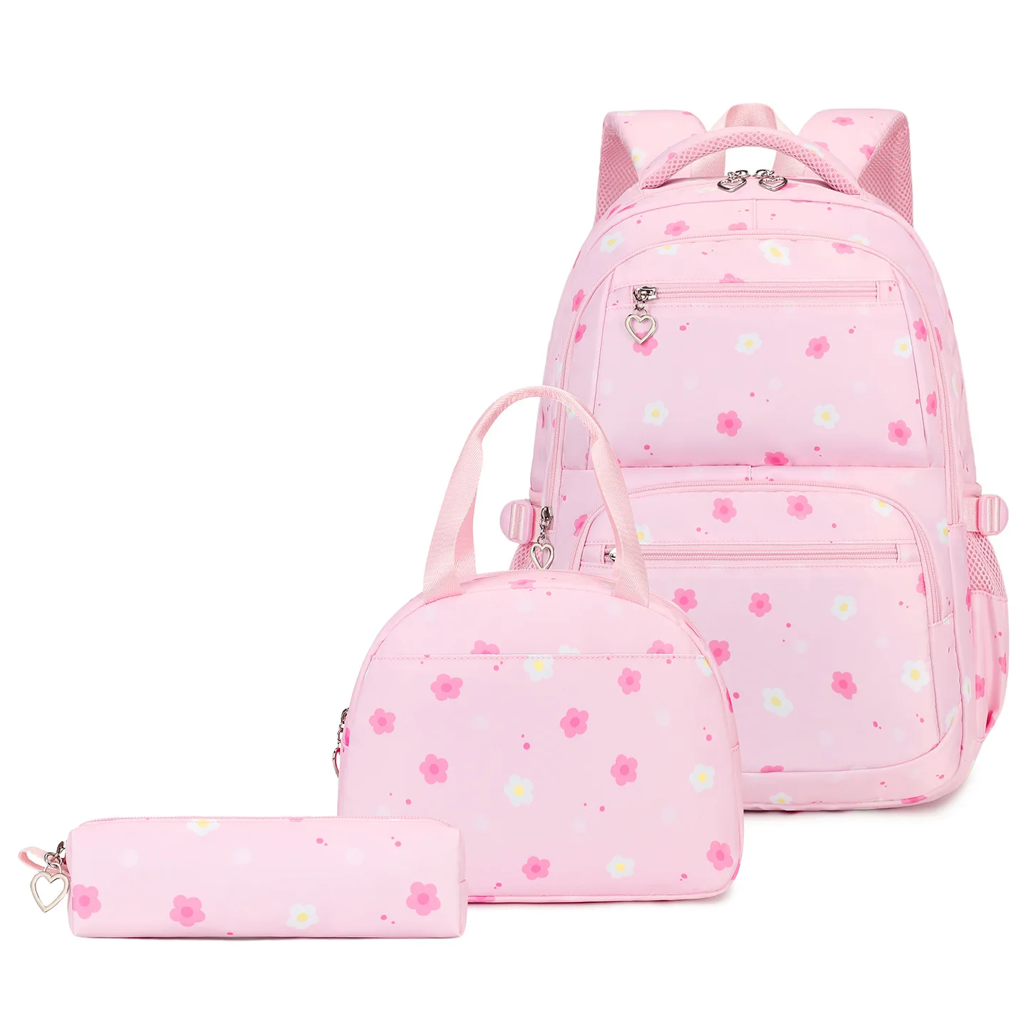 

Three-piece schoolbag set for school students female waterproof backpack student backpack