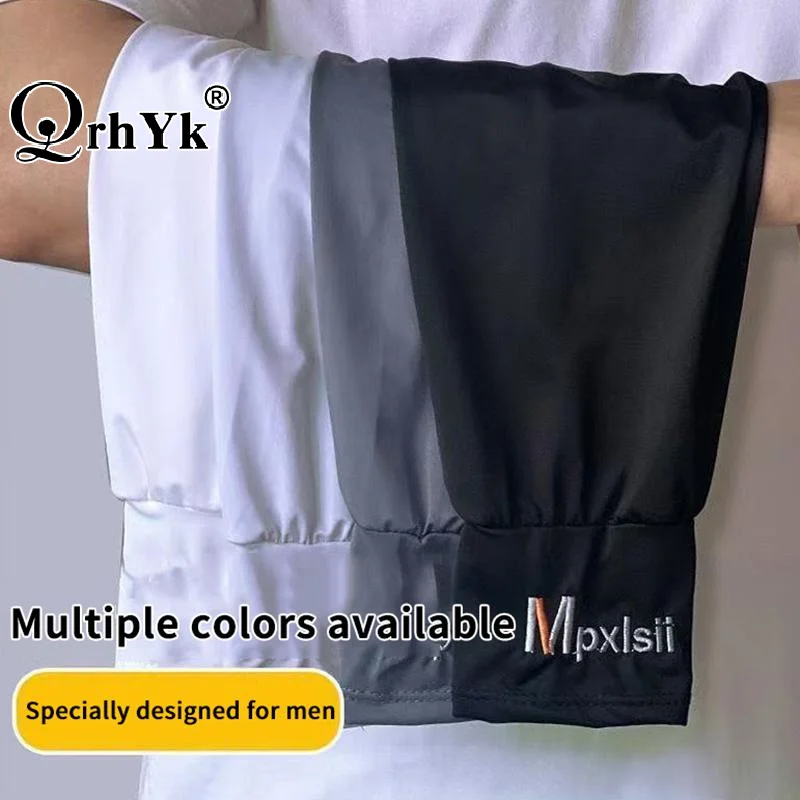 Ice Silk Sleeve Sun Protection UV Arm Cover for Men Women Breathable Quick Dry Outdoor Cycling Sports