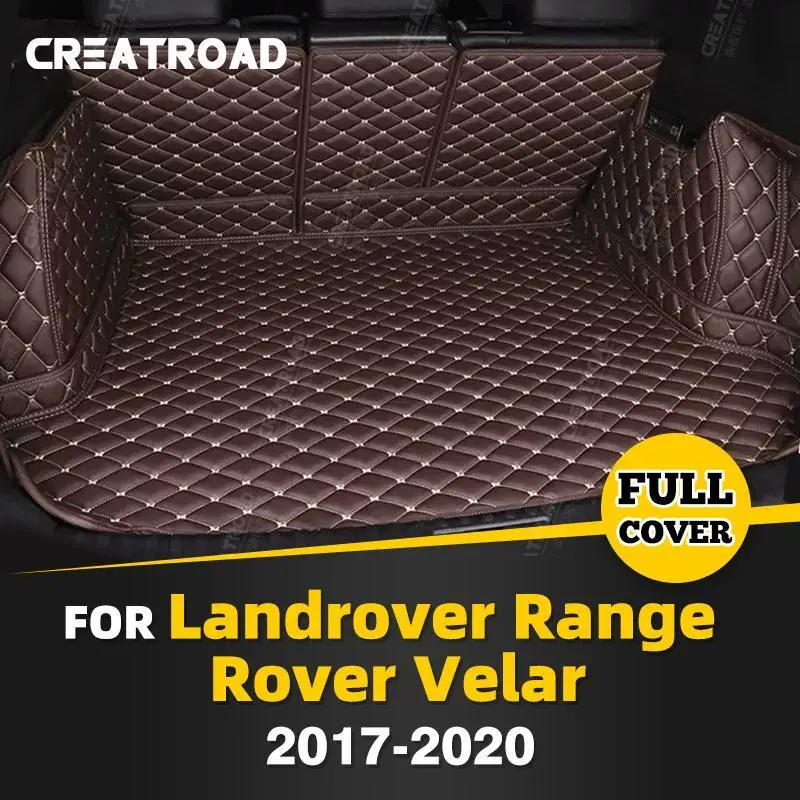 

For Landrover Range Rover Velar 2017-2020 Auto Full Coverage Trunk Mat Car Protective Pad Cargo Liner Interior Accessories
