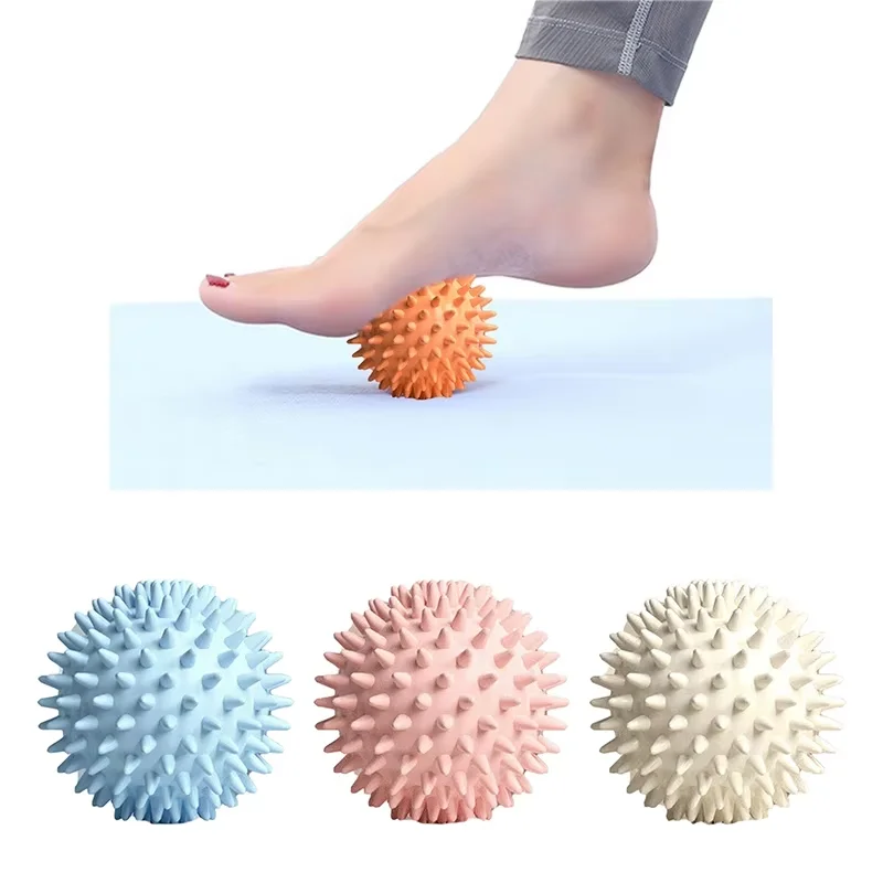 Yoga Fascia Ball Hedgehog Massage Ball Sports Fitness Muscle Relaxation Recovery Massage Stick Shoulder Neck Sole Meridian Ball