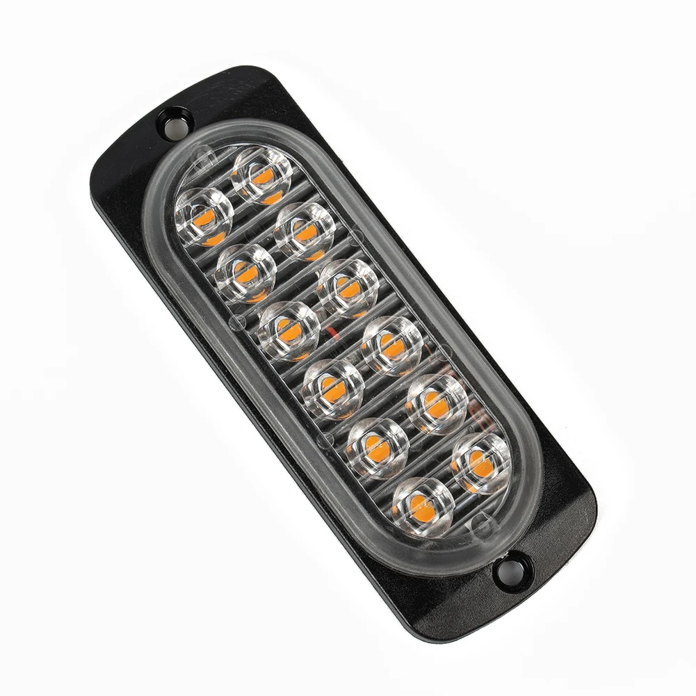 

Driving Working Lamps Yellow Flash Plastic Replacement Safety Accessories Set Auto Black Housing Transparent Lens