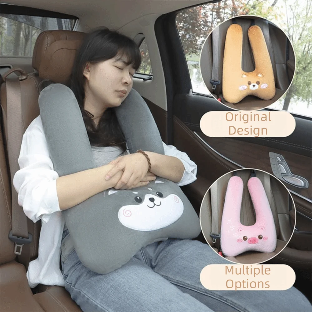 H shape/ Y shape / U shape Car Seat Cushion Cartoon Comfortable Kids Car Pillow General Type High Quality Seat Belt Cover 3