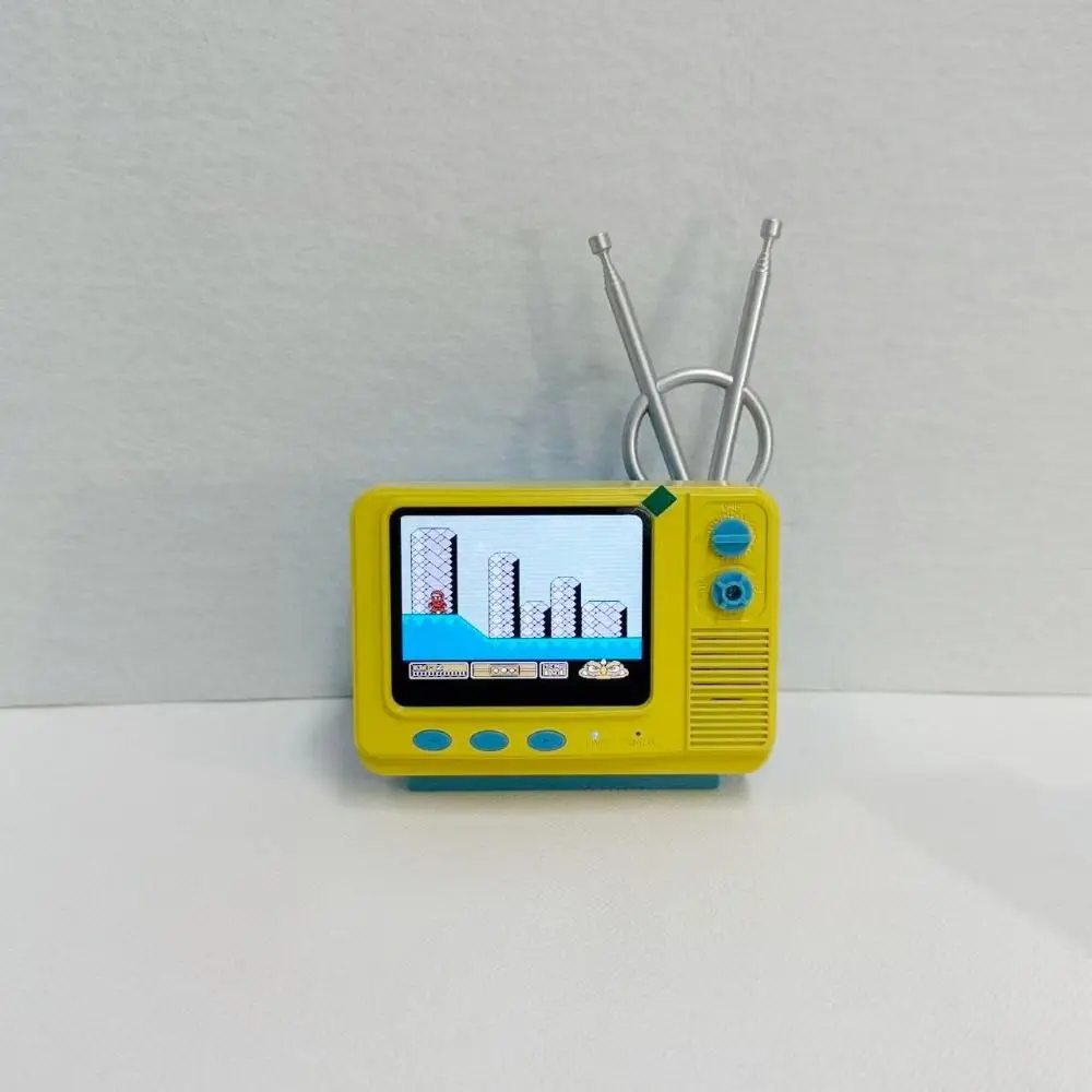 

3.0 Inch Screen Retro Bookshelf TV Console Built-in 339 Games Wireless Controllers Game Console GV300S Mini Pocket Size