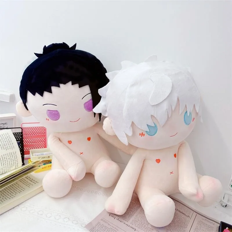 

40cm Kawaii Naked Cotton Doll Cute Idol Stuffed Super Star Figure Dolls Lovely Plush Boy Girls Doll Can Change Clothes Kid Gift