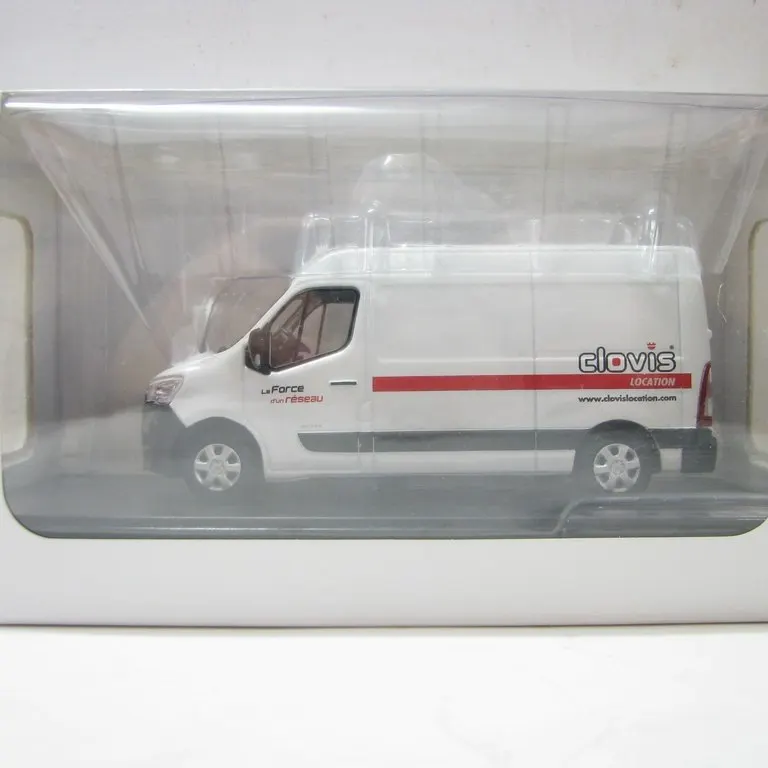 diecast-eligor-1-43-scale-renault-master-2019-clovis-alloy-car-model