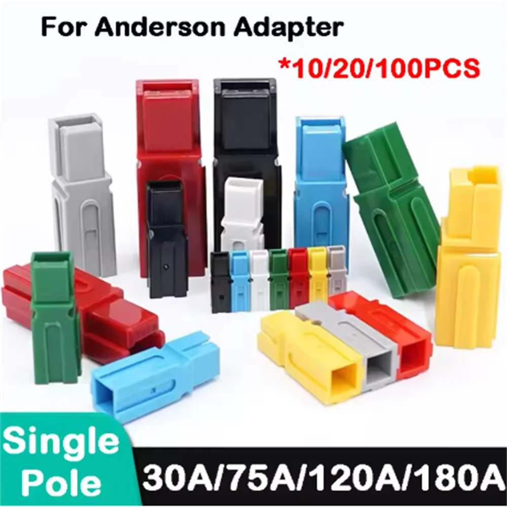 High Current 30A-180A Anderson Style Power Connector 600V Battery Plug - Durable Electrical Interface for Power Transfer