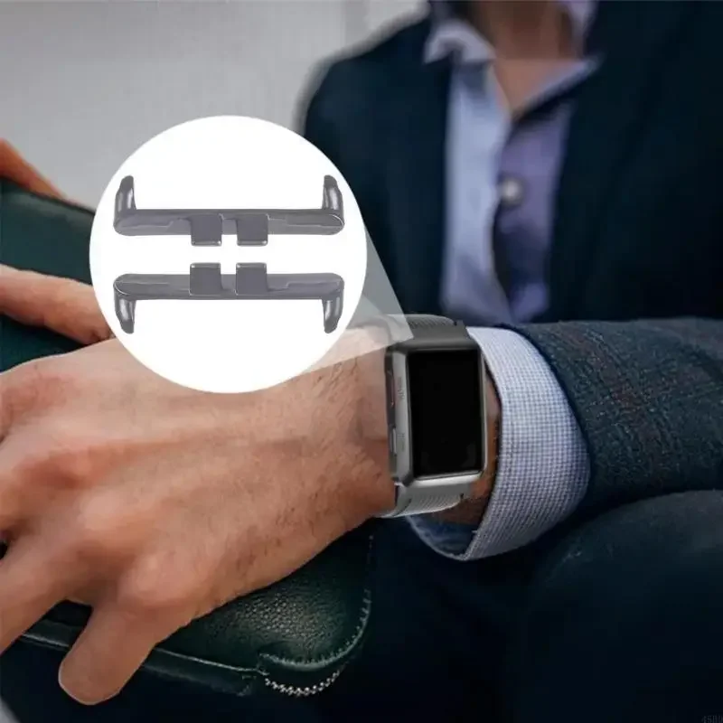 Stylish Smartwatch 20mm Connectors Adapter Link for ROSSINI 2i Metal Straps 2pcs