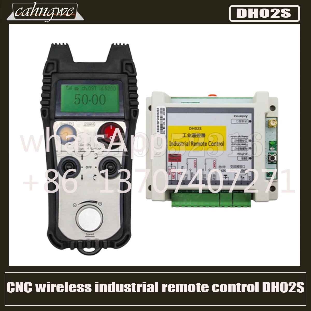 Cnc 4-way Switch Industrial Wireless Remote Control Dh02s Cutting Machine Wire Saw Crane Crane Lifting Welding Controller