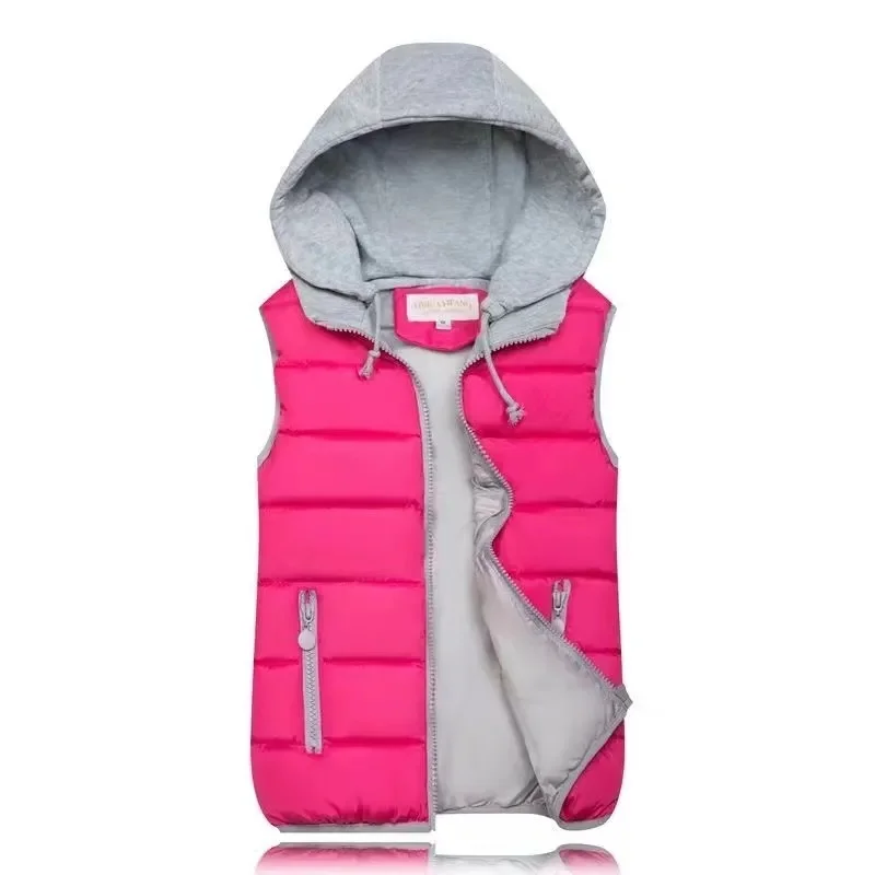 

2024 New Korean Vest Puffer Jacket Women Winter Warm Waistcoats Ladies Stand Collar Fashion Down Coat Female Loose Oversize