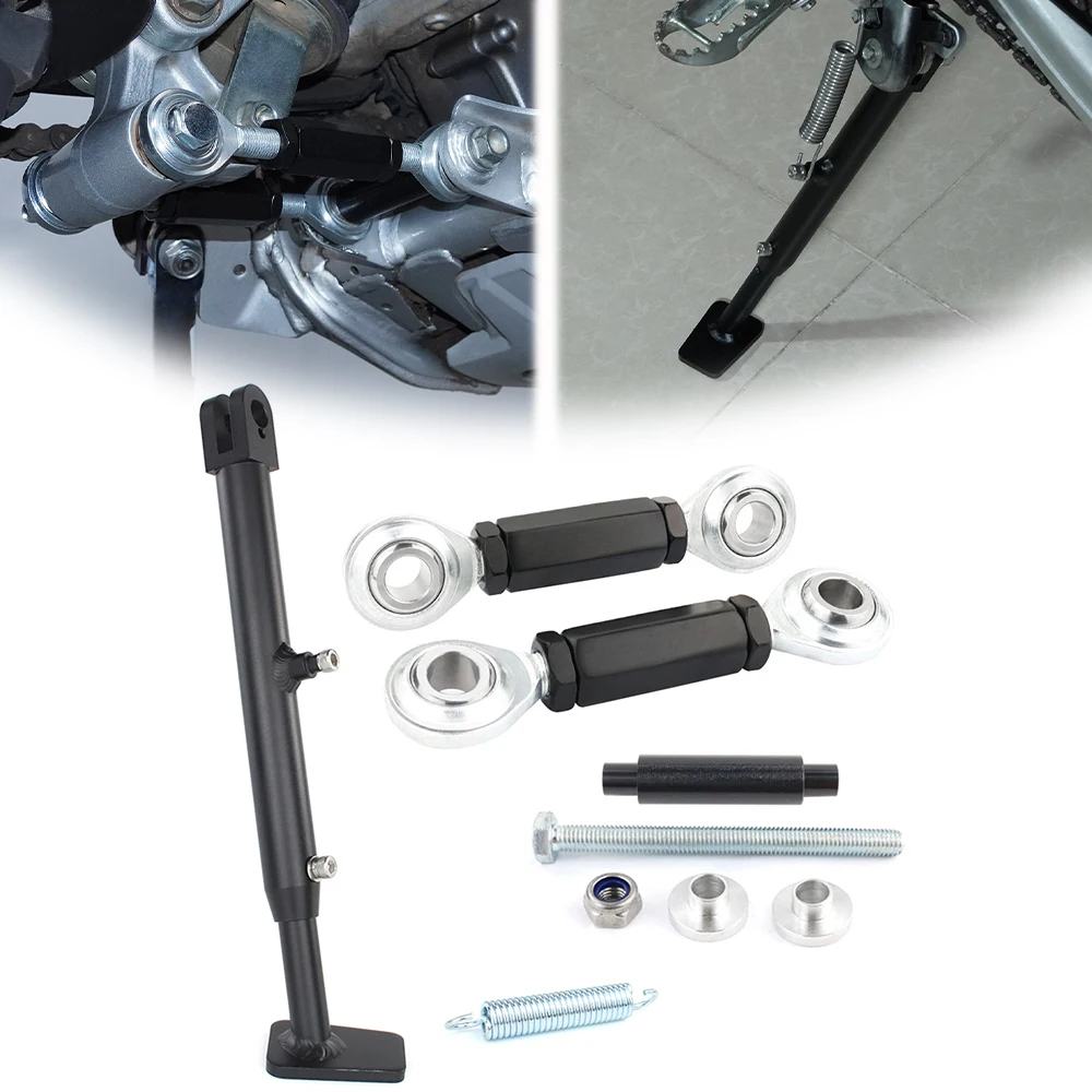 

Fit For Honda CRF250L CRF 250 L Rally 2012-2020 Motorcycle Adjustable Kickstand Foot Side Stand & Rear Suspension Lowering Links