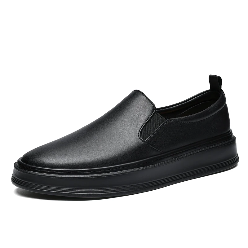 

Мужская обувь на одну ногу, лето 2029, лоферы, дышащие белые кроссовки, повседневные туфли из натуральной кожи с мягкой подошвой