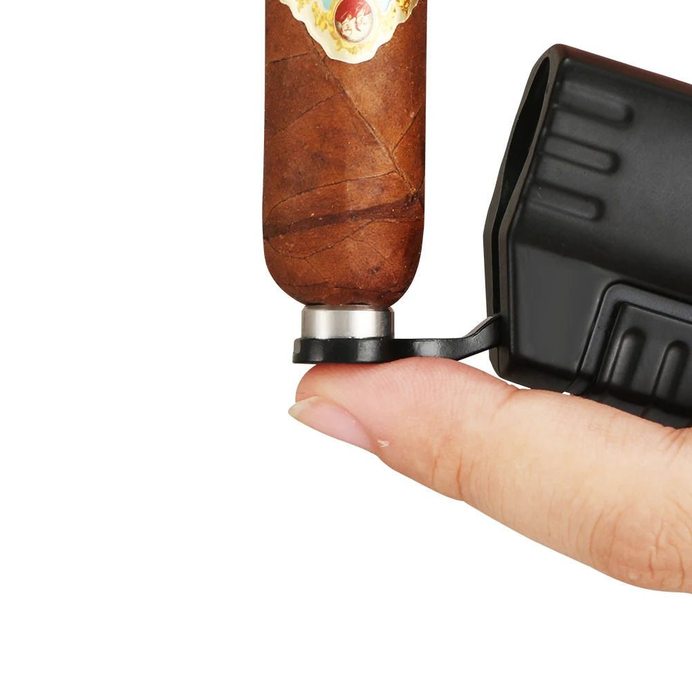 Lighter Puro Butane Jet Torch Lighter Gas Cigar Punch Pocket Cigar Lighters Outdoor Metal Cigar Smoker Accessories