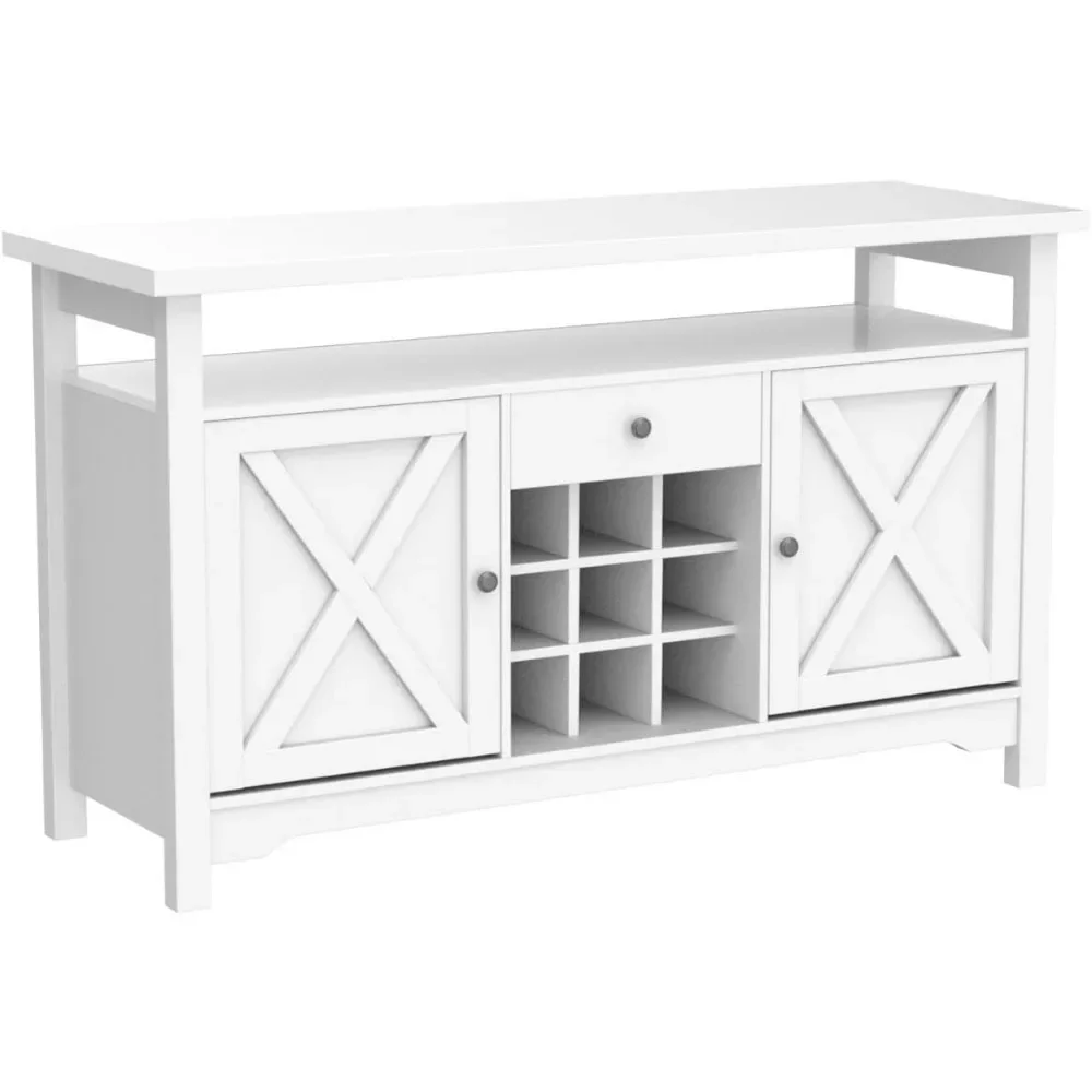 Xmsj Wohnzimmer Schränke, Kaffee Bar Schrank mit Stauraum, 47 "weiße Kaffee Bar Station Schrank, Wohnzimmer Schränke