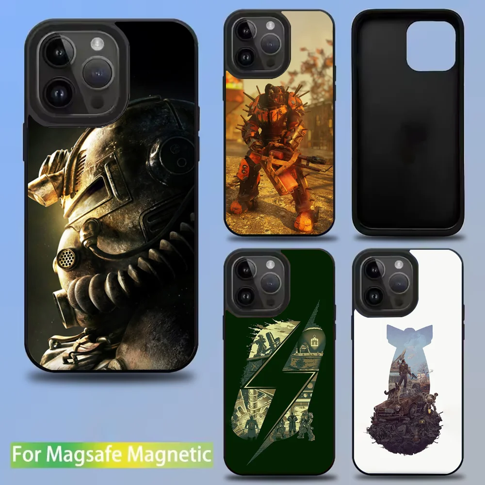 

F-Fallout S-Series 4 Cool Phone Case For iPhone 16,15,14,13,12,11,Pro,Max,Plus,Mini,SE New Magsafe Magnetic Wireless Charging