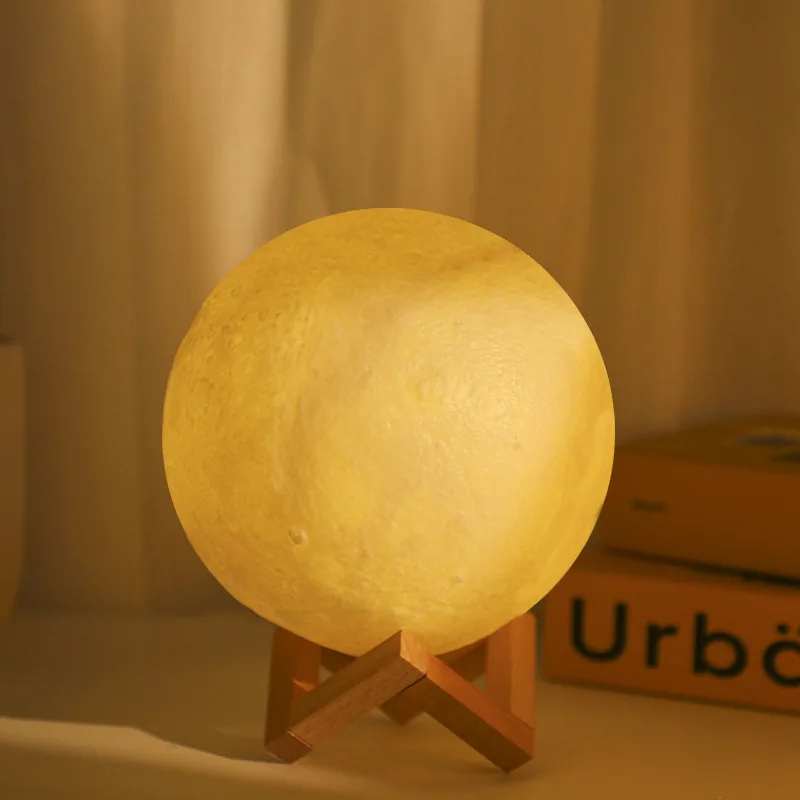 Hot Selling Moon Light Romantic Atmosphere Room Decoration Warm Soft Light Accompany Night Lamp Birthday Gift for Friends